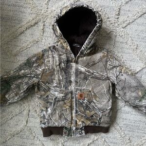 Carhartt Boys Camouflage Canvas Coat